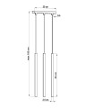 Pastelo 3  SL.0470  lampa wiszaca czarna  Sollux lighting