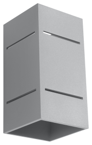 Blocco  SL.0479  kinkiet szary  Sollux lighting