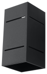Blocco  SL.0478  kinkiet czarny  Sollux lighting
