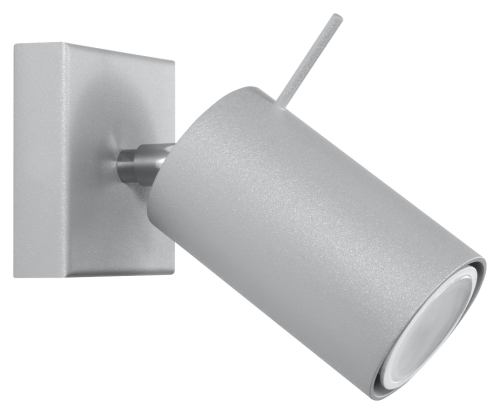 Ring 1 SL.0449 kinkiet regulowany szary Sollux lighting