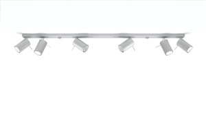 Ring 6L  SL.0454  oprawa sufitowa regulowana szara  Sollux lighting