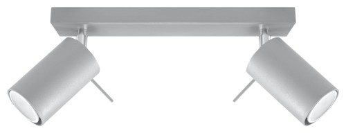Ring 2 SL.0450 oprawa sufitowa regulowana szara Sollux lighting