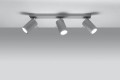 Ring 3  SL.0451  oprawa sufitowa regulowana szara  Sollux lighting