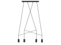 IMBRIA BLACK IV  9192  lampa wisząca czarna  NOWODVORSKI