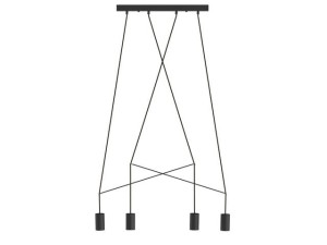 IMBRIA BLACK IV  9192  lampa wisząca czarna  NOWODVORSKI