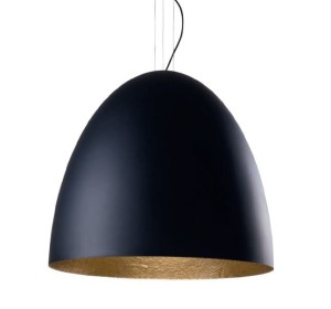 EGG black-gold L  9024  lampa wisząca czarno-złota  NOWODVORSKI