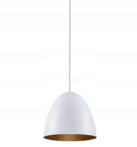 EGG white-gold M  9021  lampa wisząca biało-złota  NOWODVORSKI