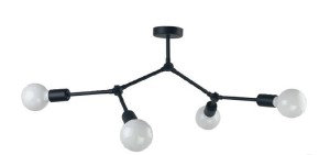 TWIG IV  9140  lampa sufitowa czarna  NOWODVORSKI