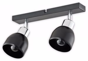 Feniks O2592 P2 CZA lampa sufitowa regulowana czarny półmat/chrom Lemir