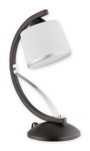 Astred lampka stołowa 1 pł. / chrom + rdza wenge O2288 L1 RW LEMIR
