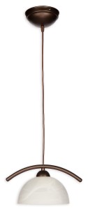 Lampa wisząca  Loko zwis 1 pł. / rdza wenge O1747 RW  Lemir