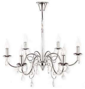 Lampa wiszaca  "Velio" żyrandol 6 pł. O1956 CH Lemir