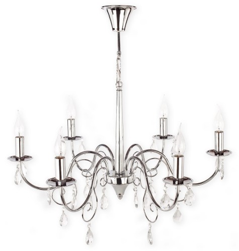 Lampa wiszaca  "Velio" żyrandol 6 pł. O1956 CH Lemir
