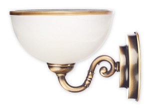 Lampa ścienna Sato Plus kinkiet 1 pł.  patyna O2090 K1 PAT