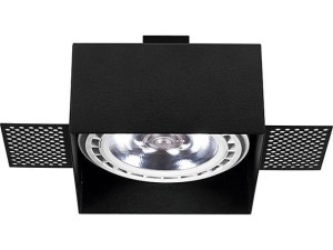 MOD PLUS BLACK I  9404  oprawa do zabudowy bez regulacji czarna  NOWODVORSKI