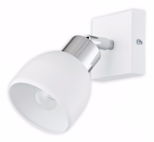 Feniks O2590 K1 BIA kinkiet regulowany biały mat/chrom Lemir