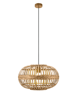 AMSFIELD  49771  lampa wisząca bambusowa  EGLO