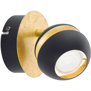 NOCITO 95482 KINKIET LED CZARNO-ZŁOTY  EGLO