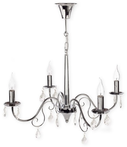 Lampa wisząca "Velio" żyrandol 4 pł. O1954 CH Lemir