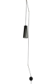 DOVER BLACK I  kabel  9264  kinkiet z przewodem czarny  NOWODVORSKI