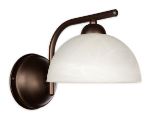 Lampa ścienna  Loko kinkiet 1 pł.  rdza wenge O1740 RW Lemir