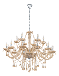 Basilano 39095 żyrandol koniakowy Eglo