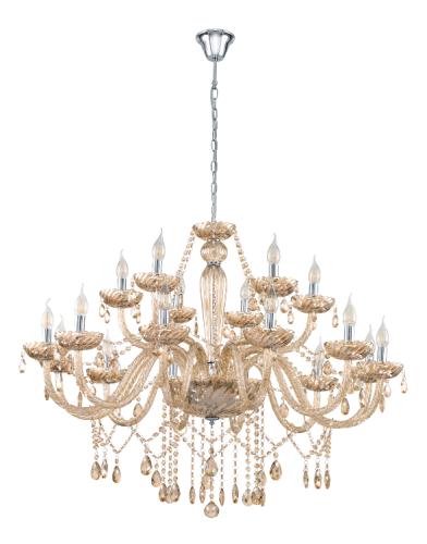 Basilano 39095 żyrandol koniakowy Eglo