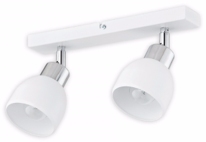 Feniks O2592 P2 BIA lampa sufitowa regulowana biały mat/chrom Lemir