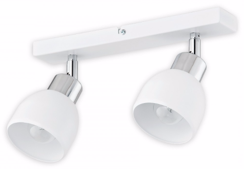 Feniks O2592 P2 BIA lampa sufitowa regulowana biały mat/chrom Lemir