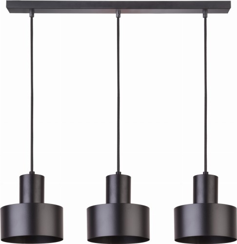 Rif 3 zwis 30899 lampa wisząca czarna Sigma