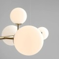 Lampa wisząca 6 żarówek Dione złota 1092K30 Aldex