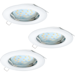 PENETO 94235 OPRAWY DO ZABUDOWY BIAŁE LED 3SZT.  EGLO