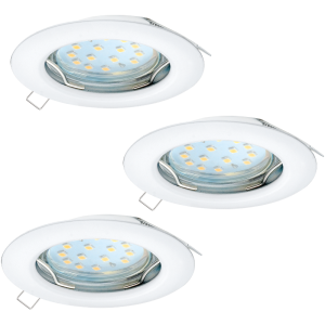 PENETO 94235 OPRAWY DO ZABUDOWY BIAŁE LED 3SZT.  EGLO