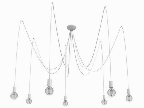 Sider White VII 9743 lampa wiszaca podwieszana biała NOWODVORSKI