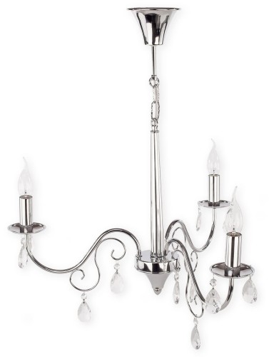 Lampa wisząca  "Velio" żyrandol 3 pł. O1953 CH Lemir