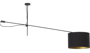 VIPER BLACK I  6641 lampa sufitowa regulowana czarno-złota  NOWODVORSKI
