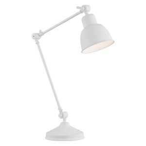Lampa stołowa , biurkowa Eufrat 3194 biała Argon